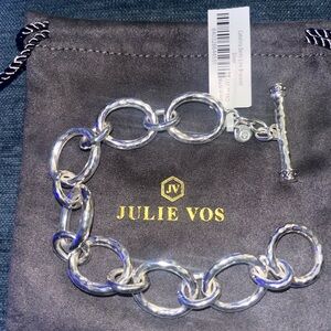 Julie Vos  Catalina Silver Link Bracelet NWT